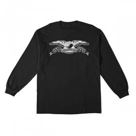 Antihero Eagle Youth Long Sleeve T-Shirt - Black/White