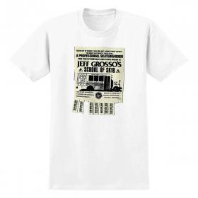 Antihero Jeff Grosso School Of SK18 T-Shirt - White