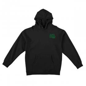 Antihero Lil Blackhero Outline Emb Pullover Hoodie - Black/Green