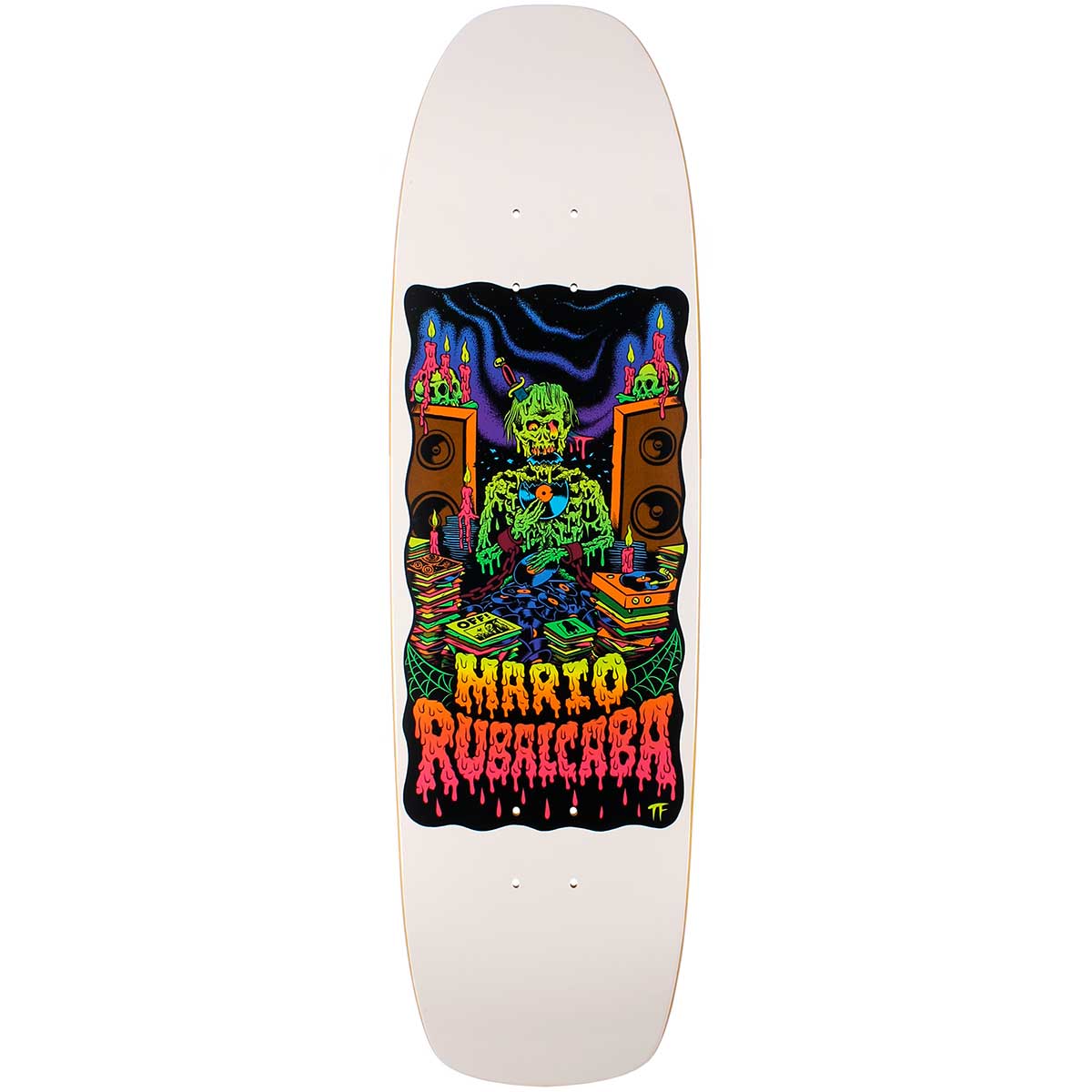 straffen rust Denken Assault Mario Rubalcaba Vinyl Junkie Shaped Skateboard Deck - 8.78x32.38 |  SoCal Skateshop