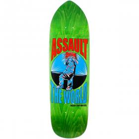 9x32.25 Assault Welder Curb Creep Shaped Deck - Green Stain