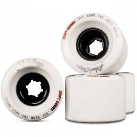 66mm 78a Blood Drift Series Longboard Slide Wheels - White