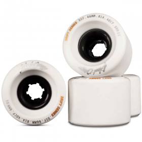 66mm 81a Blood Drift Series Longboard Slide Wheels - White