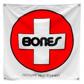Bones Bearings Swiss Cloth Bannerr - 35" x 35"