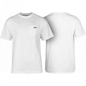 Bones Wheels Pocket T-Shirt - White
