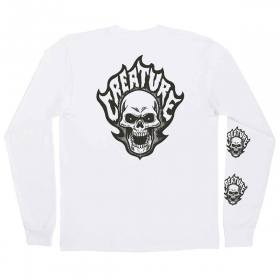 Creature VOODOO Skateboard T Shirt WHITE LARGE 