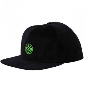 Creature Contrast Mid-Profile Snapback Hat - Black