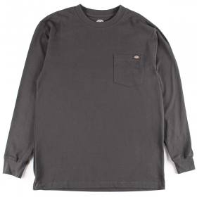 Dickies Long Sleeve Heavyweight Crew T-Shirt - Charcoal Grey