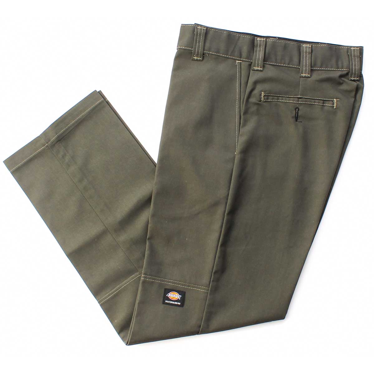 Dickies. Loose Fit Double Knee Twill Work Pants. Charcoal.