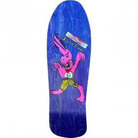 10x32.25 G&S Steve Claar Rabbid Rabbit c90 Concave Re-Issue Deck - Purple Stain