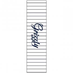 9x33 Grizzly Bottom Of The 9th Graphic Griptape - White Stripe