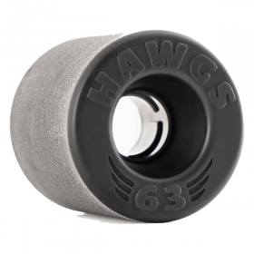 63mm 78a Hawgs Doozies Stone Ground Cruiser Wheels - Black