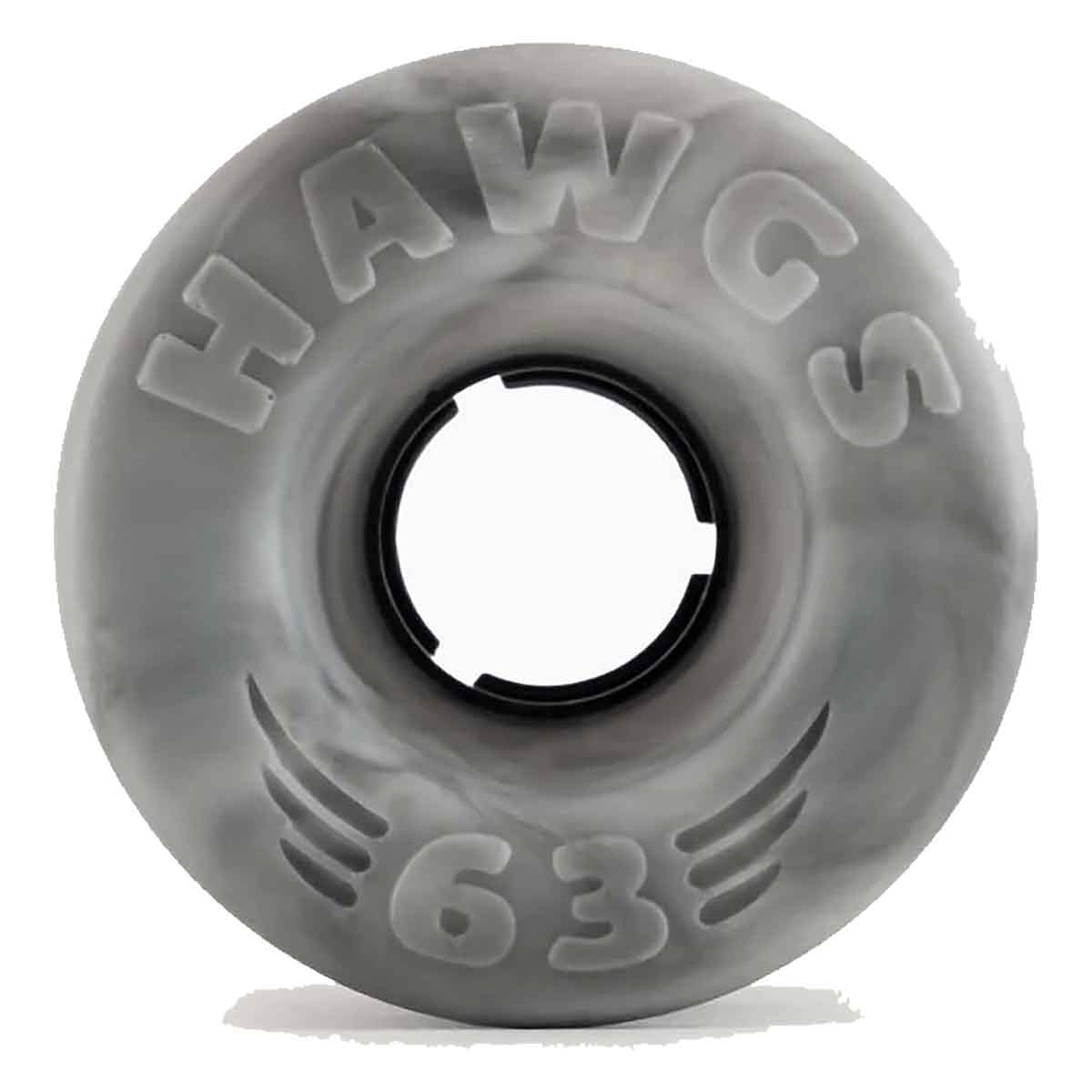 Hawgs Doozies Stone Ground Cruiser Skateboard Wheels - Grey/White