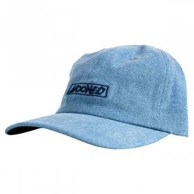 Krooked Moonsmile Denim Strapback Hat - Blue/Navy