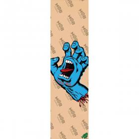 9x33 Mob Santa Cruz Screaming Hand Graphic Griptape - Clear