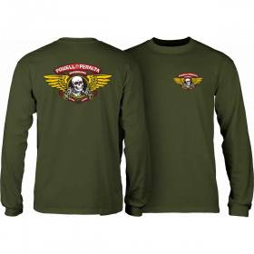 Powell Peralta Winged Ripper 2 Long Sleeve T-Shirt - Military Green