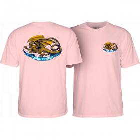 Powell Peralta Oval Dragon Youth T-Shirt - Light Pink
