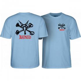 Powell Peralta Rat Bones Youth T-Shirt - Carolina Blue
