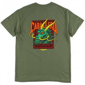 Powell Peralta Steve Caballero Street Dragon '2' T-Shirt - Military Green