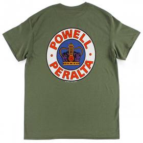 Powell Peralta Supreme T-Shirt - Military Green