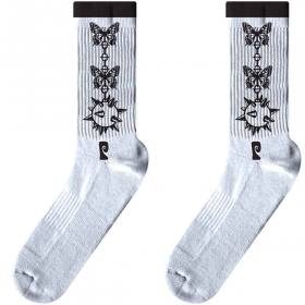 Psockadelic So What Socks - White/Black