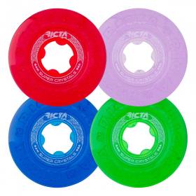 54mm 95a Ricta Super Crystals Skateboard Wheels - Mixed