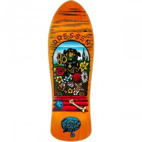 9.5x29.44 Santa Cruz Eric Dressen Pup Re-Issue Deck - Orange