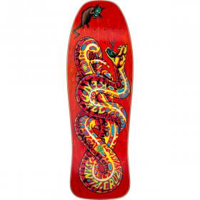 9.975x30.125 Santa Cruz Jeff Kendall Snake Re-Issue Deck - Red
