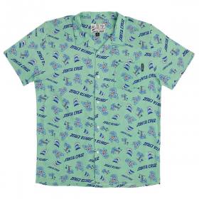 Santa Cruz Beach Bum Hand Party Button Up Shirt - Island Reef