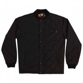 Santa Cruz Flamed Not A Dot Quilted Jacket - Black