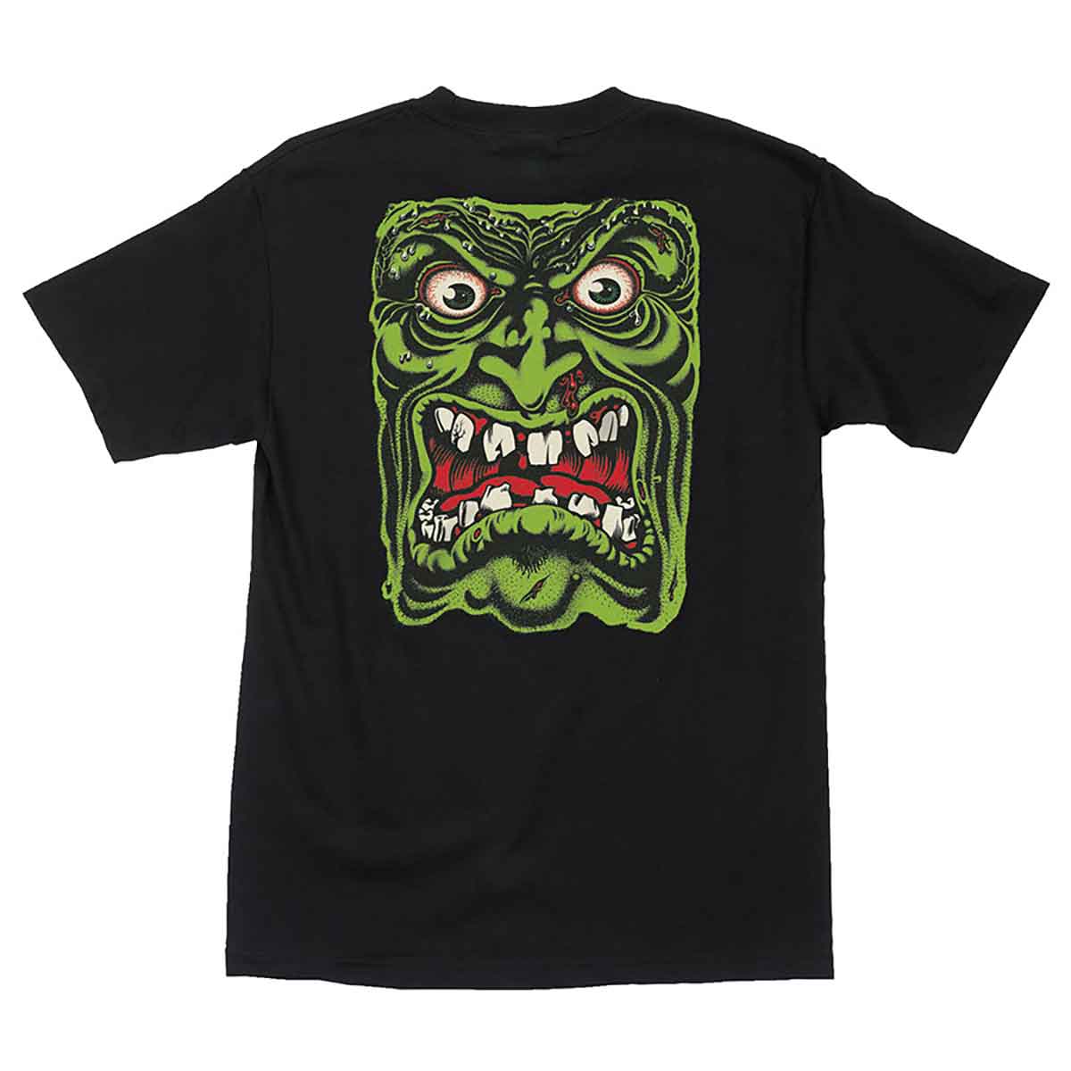 Santa Cruz Skateboards Rob Roskopp Face T-Shirt - Black | SoCal Skateshop