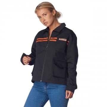 Santa Cruz Women's Sundown Work Jacket Jacket - Vintage Black Size:XL