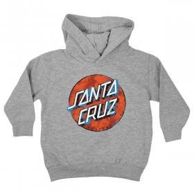 Santa Cruz Wash Dot Toddler Midweight Pullover Hoodie - Heather Grey