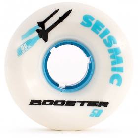 58mm 99a Seismic Booster Wheels - White/Blue Hub