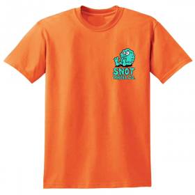 Snot Wheels Booger Logo T-Shirt - Orange