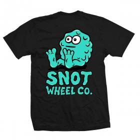 Snot Wheels Booger Logo T-Shirt - Black