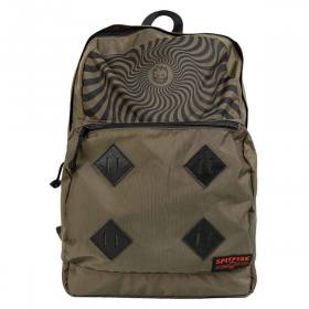 Spitfire Wheels Bighead Swirl Backpack - Olive/Black