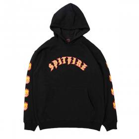Spitfire Wheels Old E Bighead Fill Sleeve Pullover Hoodie - Black