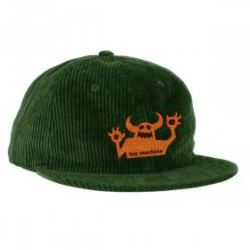 Toy Machine OG Monster Corduroy Snapback Hat - Forest Green