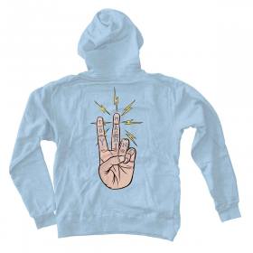 Toy Machine Peace Pullover Hoodie - Light Blue