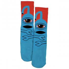 Toy Machine Sect Hug Crew Socks - Blue