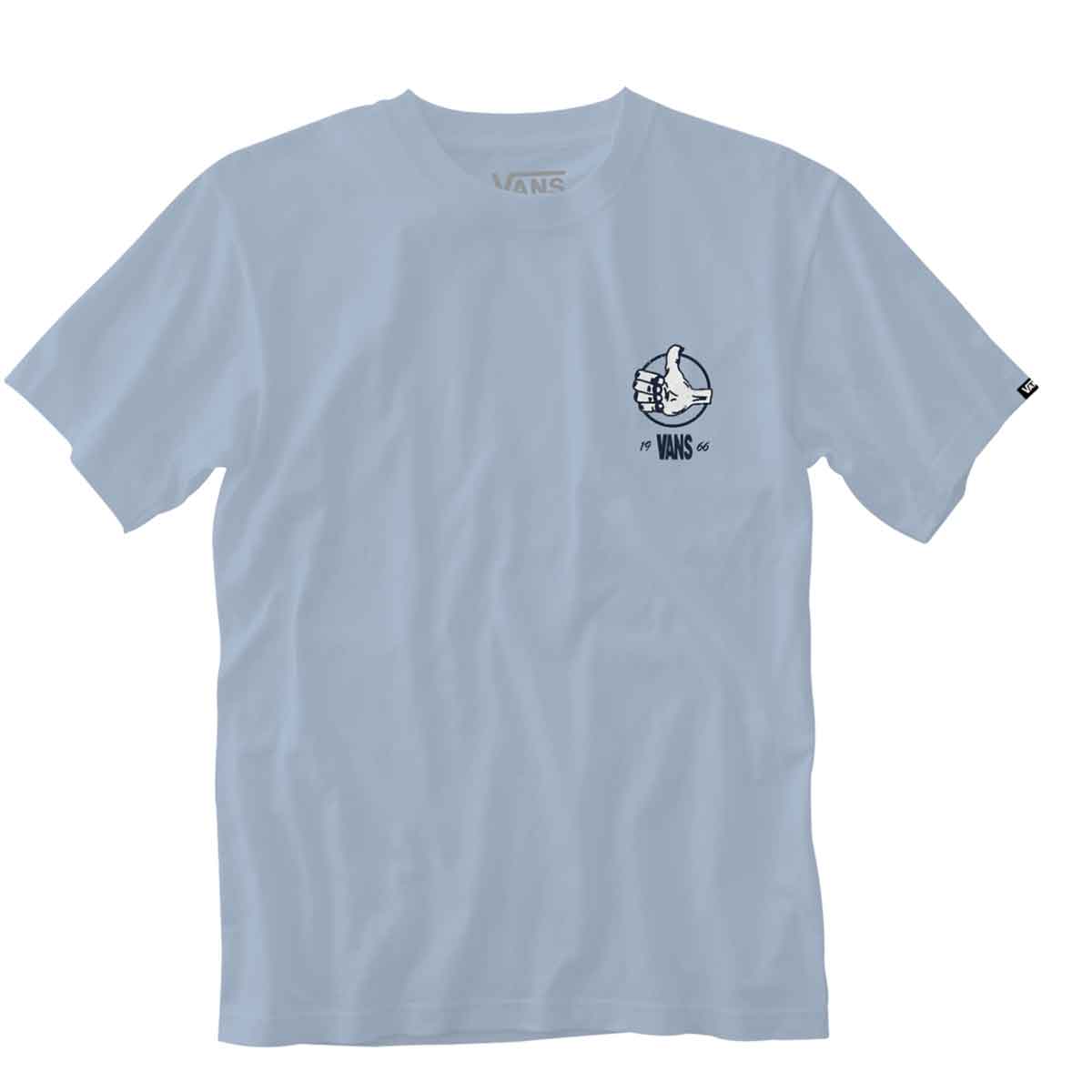 Premium T-Shirt 66 | - Skateshop Blue Thumbs Vans SoCal Ringspun Up Cashmere