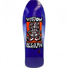 10x31.75 Vision Lee Ralph Tiki Re-Issue Deck - Purple Stain