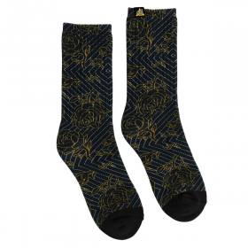 Santa Cruz Women's Botanic Not A Dot Crew Socks - Black