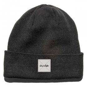 Chocolate Reflective Work Cuff Beanie - Black