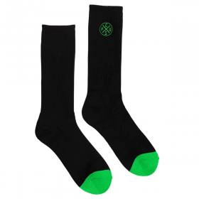 Creature Contrast Crew Socks - Black