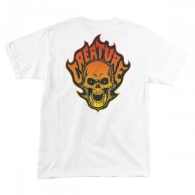 Creature Bonehead Flame T-Shirt - White