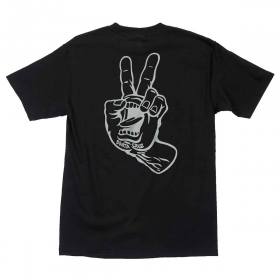 Santa Cruz Screamin Peace T-Shirt - Eco Black