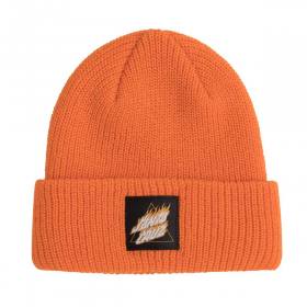 Santa Cruz Flamed Not A Dot Long Shoreman Beanie - Orange