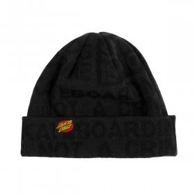 Santa Cruz Not A Crime Long Shoreman Beanie - Black/Charcoal